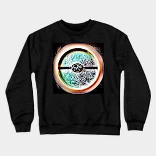 circle sphere, MOS, ART DECO, GEOMETRIC OP ART DESIGN Crewneck Sweatshirt